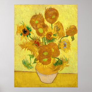 Zonnebloemen, Vincent van Gogh Poster