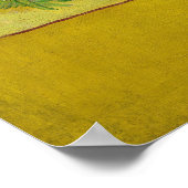 Zonnebloemen - Vincent van Gogh Poster (Hoek)