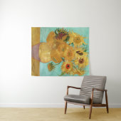 Zonnebloemen Vincent van Gogh  Wandkleed (In Situ (horizontaal))
