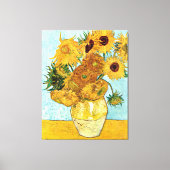 Zonnebloemen - Vincent Willem van Gogh Canvas Afdruk (Voorkant)