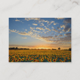 Zonnebloemen Visitekaartje 2