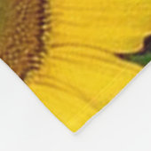 Zonnebloemen Vleece Blanket Fleece Deken (Hoek)