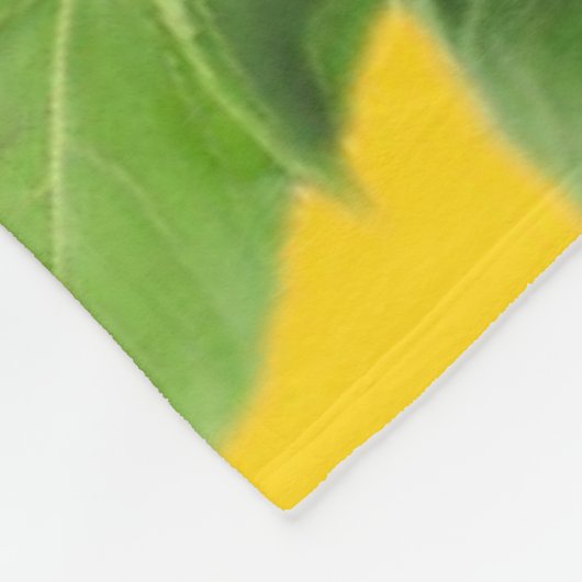 Zonnebloemen Vleece Blanket Oekraïne Vlag kleuren Fleece Deken (Hoek)