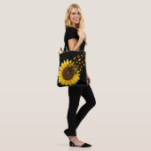 Zonnebloemen Vlinders Tote Bag (Op model)