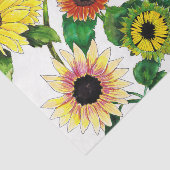 Zonnebloemen Vloeipapier Tissuepapier (Detail)