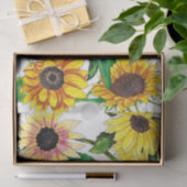 Zonnebloemen Vloeipapier Tissuepapier (Geschenk)