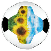 Zonnebloemen Voetbal (Gedraaid)