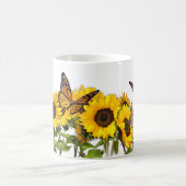 Zonnebloemen voor de Mok van koffie (Center)