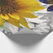 Zonnebloemen voor het verpakken van papier (Hoek)