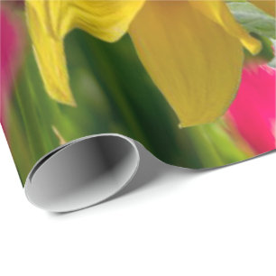 Zonnebloemen voor het verpakken van papier