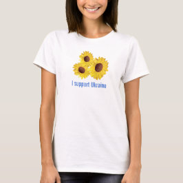 Zonnebloemen voor Oekraïne Design TeeShirt T-Shirt