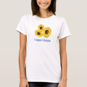 Zonnebloemen voor Oekraïne Design TeeShirt T-Shirt