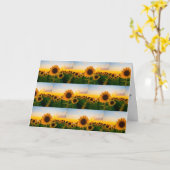 ZONNEBLOEMEN VOOR ****VERJAARDAG VAN VRIEND**** KAART (Gele Bloem)