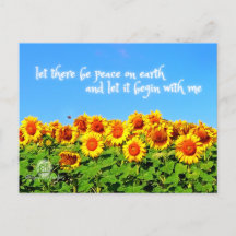 Zonnebloemen Vrede voor Oekraïne