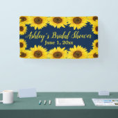 Zonnebloemen Vrijgezellenfeest Achtergrondzeemacht Spandoek (Beurs)