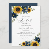 Zonnebloemen Vrijgezellenfeest Kaart (Voorkant / Achterkant)