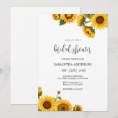 Zonnebloemen Vrijgezellenfeest Kaart (Voorkant / Achterkant)