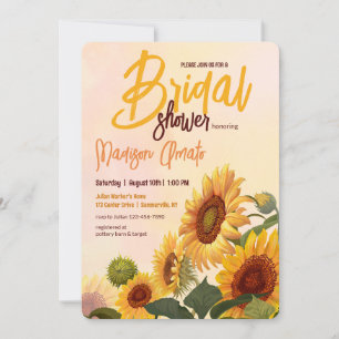 Zonnebloemen Vrijgezellenfeest Kaart