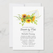 Zonnebloemen Vrijgezellenfeest per post Kaart (Voorkant)