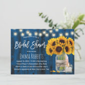 Zonnebloemen Vrijgezellenfeest voor de zeemacht Kaart (Staand voorkant)