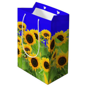 Zonnebloemen - Vrijheid Oekraïne Vrede Oekraïens Medium Cadeauzakje