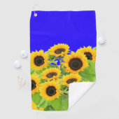 Zonnebloemen - Vrijheid Oekraïne Vrede Oekraïense  Golfhanddoek (Insitu)