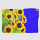 Zonnebloemen - Vrijheid Oekraïne Vrede Oekraïense  Golfhanddoek (Horizontaal)
