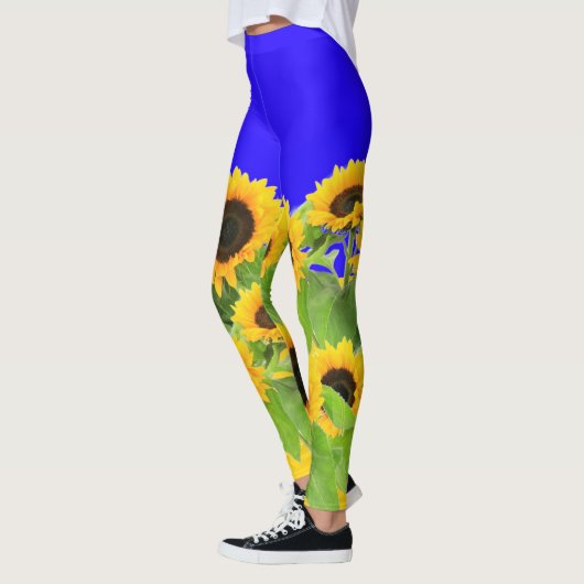 Zonnebloemen - Vrijheid Oekraïne Vrede Oekraïense  Leggings (Links)