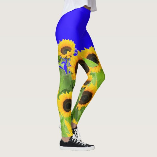 Zonnebloemen - Vrijheid Oekraïne Vrede Oekraïense  Leggings (Rechts)