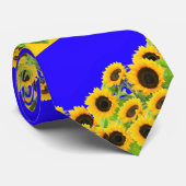 Zonnebloemen - Vrijheid Oekraïne Vrede Oekraïense  Stropdas (Opgerold)