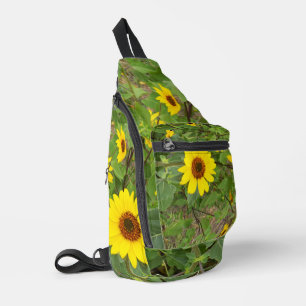 Zonnebloemen Waaien In De Wind, Sling Bag