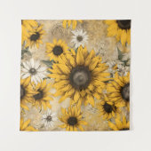 Zonnebloemen Wandkleed (Voorkant)