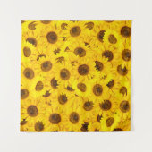 Zonnebloemen Wandkleed (Voorkant)