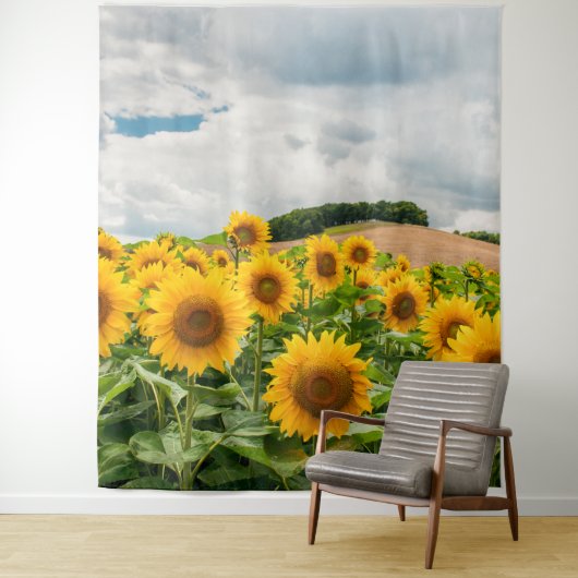 Zonnebloemen Wandkleed (In situ)