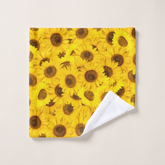 Zonnebloemen Washandje (Wasdoekje)