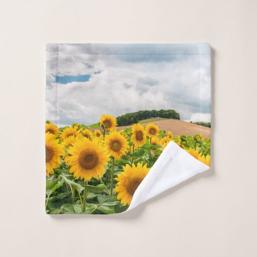 Zonnebloemen Washandje (Wasdoekje)