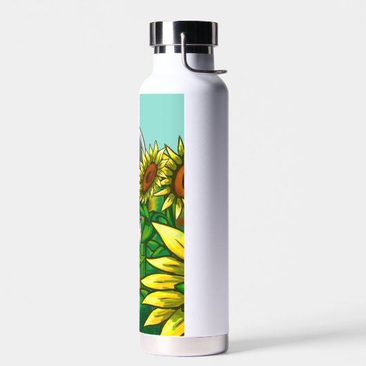 Zonnebloemen Waterfles (Links)