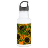 Zonnebloemen Waterfles (Voorkant)