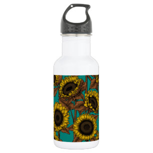 Zonnebloemen Waterfles