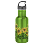 Zonnebloemen Waterflesje Waterfles (Voorkant)