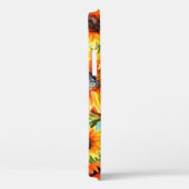 Zonnebloemen Waterverf: naadloze illustratie Case-Mate iPhone Case (Achterkant / Rechts)