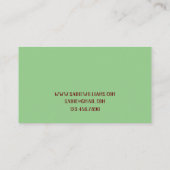 Zonnebloemen Waterverf Wildflower Yellow Visitekaartje (Achterkant)