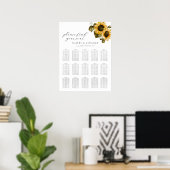 Zonnebloemen Weddenschappen Poster (Thuiskantoor)