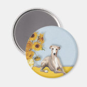 Zonnebloemen - Whippet #2A Magneet (Voorkant / Achterkant)