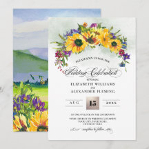 Zonnebloemen | Wild Meadow Summer Rustic Wedding