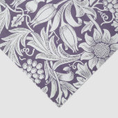 Zonnebloemen William Morris Paarse Bloemen Tissuepapier (Detail)