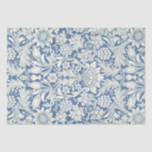 Zonnebloemen William Morris Paarse  Bloemen Tissuepapier (Voorkant)