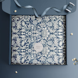 Zonnebloemen William Morris Paarse Bloemen Tissuepapier