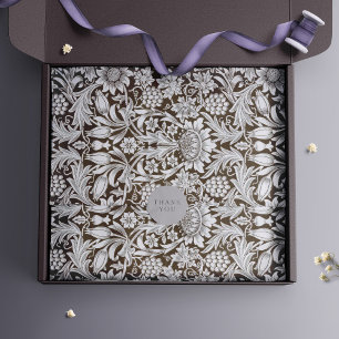 Zonnebloemen William Morris Paarse  Bloemen Tissuepapier