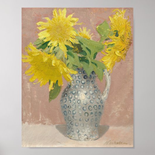 Zonnebloemen | William Nicholson Poster (Voorkant)